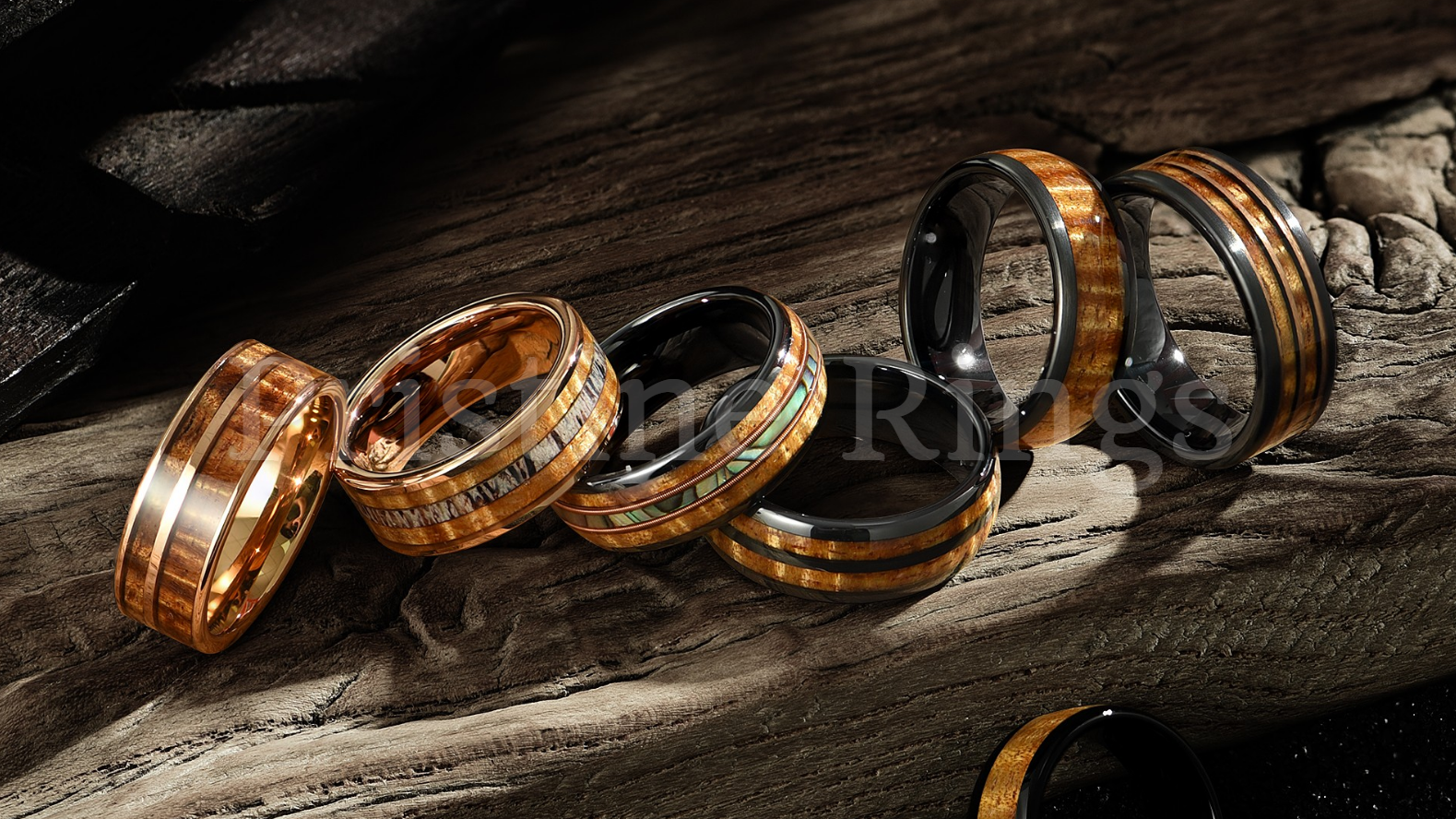 Wood Men's Wedding Bands