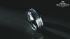 Tungsten Crushed Turquoise Intrinsic Design Men's Wedding Band 8MM